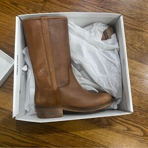 Steve Madden Dunster Tan Leather Boots